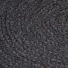 Ručno rađeni tepih od jute okrugli 90 cm tamnosivi