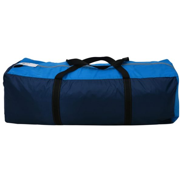 Šator za kampiranje od tkanine za 9 osoba tamnoplavi/plavi