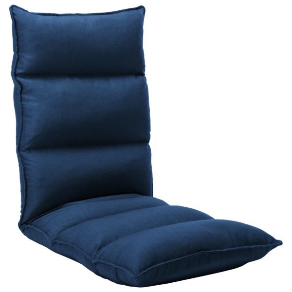 Sklopiva podna stolica od tkanine plava