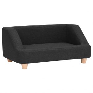 Sofa za pse crna 95 x 63 x 39 cm od platna