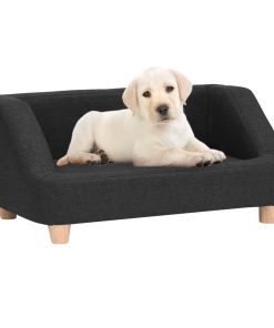 Sofa za pse crna 95 x 63 x 39 cm od platna