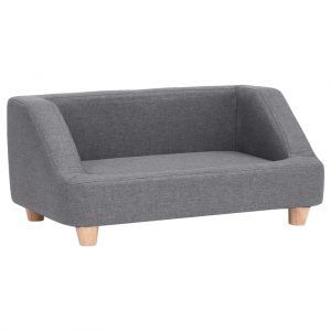 Sofa za pse siva 95 x 63 x 39 cm od platna