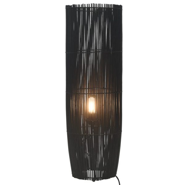 Stojeća podna svjetiljka od vrbe crna 84 cm E27