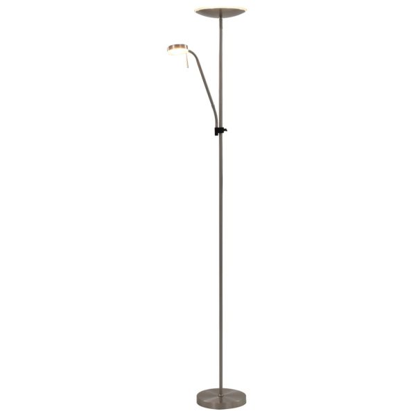 Stojeća svjetiljka 16 W srebrna 180 cm