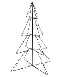 Stožasto božićno drvce unutarnje i vanjsko 240 LED 115 x 150 cm