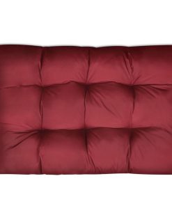 Tapecirani jastuk za sjedalo pijesak crveni 120 x 80 x 10 cm
