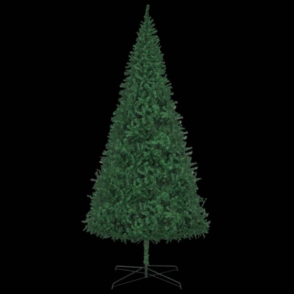 Umjetno božićno drvce s LED svjetlima 400 cm zeleno