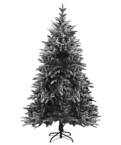 Umjetno božićno drvce sa snijegom zeleno 120 cm PVC i PE