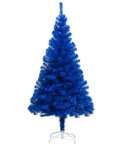 Umjetno božićno drvce sa stalkom plavo 120 cm PVC