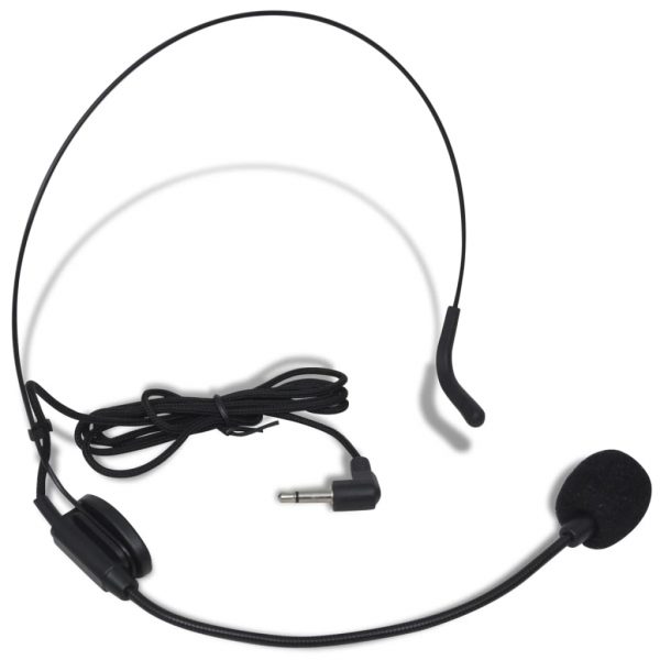 VHF prijemnik s bežičnim mikrofonom i naglavnim slušalicama