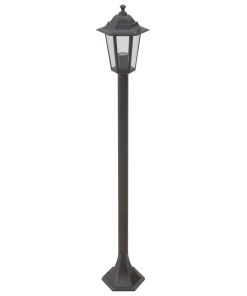 Vrtna stupna svjetiljka od aluminija 6 kom E27 110 cm brončana