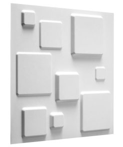 WallArt 3D zidne ploče s uzorkom kvadrata 12 kom GA-WA09