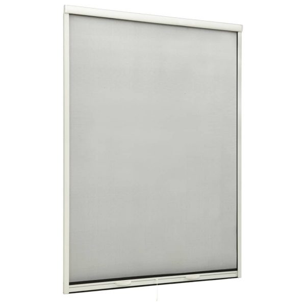 Zaslon protiv insekata za prozore bijeli 110 x 170 cm