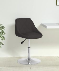 Blagovaonska stolica od umjetne kože crna