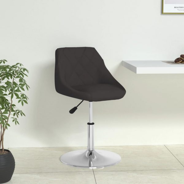 Blagovaonska stolica od umjetne kože crna