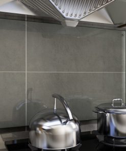Kuhinjska zaštita od prskanja prozirna 90x60 cm kaljeno staklo