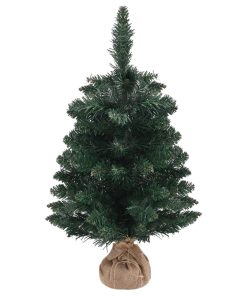 Umjetno božićno drvce sa stalkom zeleno 60 cm PVC