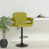 Barski stolac od tkanine zeleni