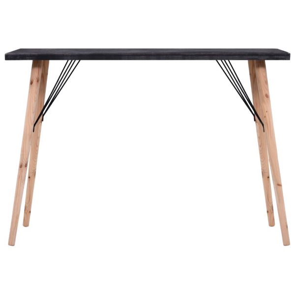 Konzolni stol s premazom boje betona 112 x 40 x 76 cm MDF