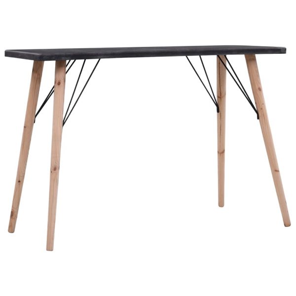 Konzolni stol s premazom boje betona 112 x 40 x 76 cm MDF