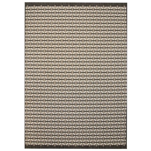 Unutarnji/vanjski ukrasni tepih s izgledom sisala 160x230 cm uzorak kvadrata