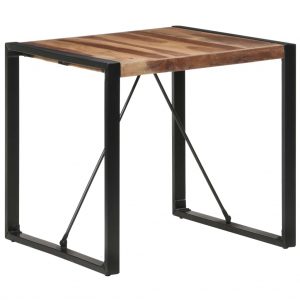 Blagovaonski stol 80 x 80 x 75 cm od masivnog drva i šišama