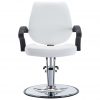 Brijačka stolica od umjetne kože bijela