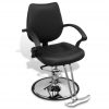 Profesionalna brijačka stolica od crne umjetne kože