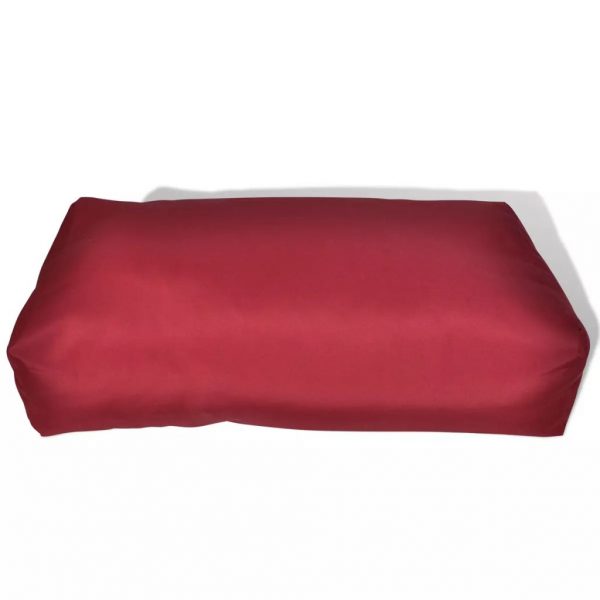Tapecirani jastuk za naslon 80 x 40 x 20 cm boja crvenog vina