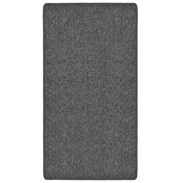 Čupavi tepih 120 x 180 cm sivi