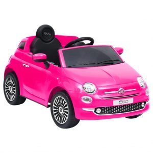 Dječji električni automobil Fiat 500 ružičasti