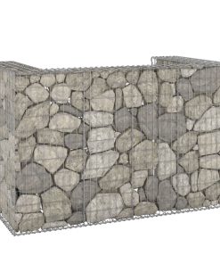 Gabionski zid za kante od pocinčanog čelika 180 x 100 x 110 cm