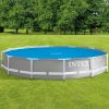 Intex solarna navlaka za bazen plava 366 cm polietilenska