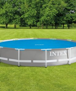 Intex solarna navlaka za bazen plava 366 cm polietilenska