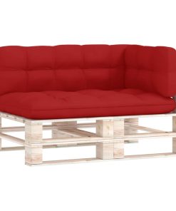 Jastuci za sofu od paleta 3 kom crveni