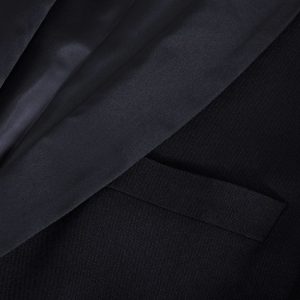 Muško dvodjelno svečano večernje smoking odijelo Veličina 46 Crno