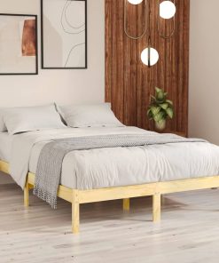 Okvir za krevet od masivne borovine 150 x 200 cm UK king