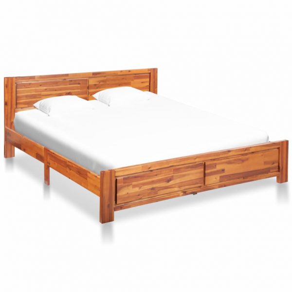 Okvir za krevet od masivnog bagremovog drva 160 x 200 cm