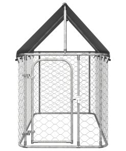 Vanjski kavez za pse s krovom 200 x 100 x 150 cm