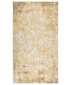 Vanjski tepih ravno tkanje 115 x 170 cm žuti