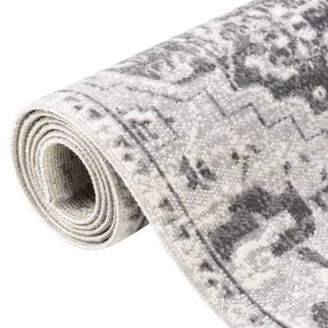 Vanjski tepih ravno tkanje 80 x 250 cm svjetlosivi