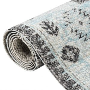 Vanjski tepih ravno tkanje 80 x 250 zeleno-sivi