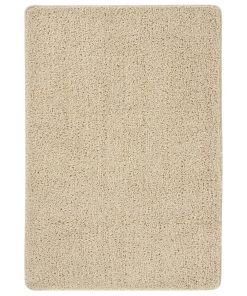 Čupavi tepih krem 120 x 170 cm protuklizni