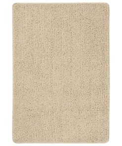 Čupavi tepih krem 160 x 230 cm protuklizni