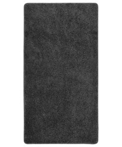 Čupavi tepih tamnosivi 80 x 150 cm protuklizni