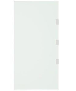 Bočna ploča za nadstrešnicu vrata prozirna 50x100 cm staklena