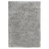 Čupavi tepih s visokim vlaknima sivi 160 x 230 cm 50 mm