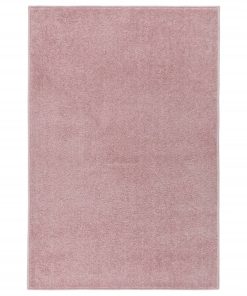 Tepih s kratkim vlaknima 160 x 230 cm ružičasti