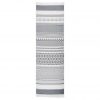 Tepih sivo-bijeli 80 x 300 cm pamučni