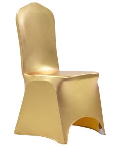 Navlake za stolice 25 kom rastezljive zlatne